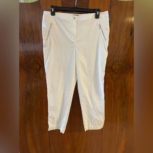 Chicos size 2.5 ankle length white pants.